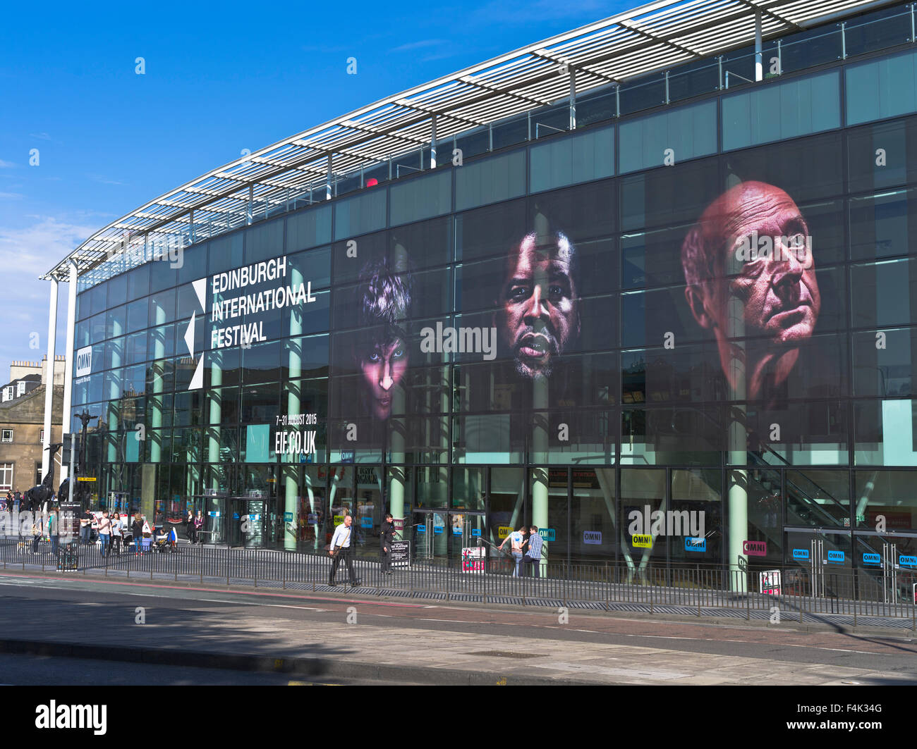 dh Omni Centre LEITH STREET EDINBURGH Modern Edinburgh buildings Vue Cinemas cinema uk exterior front building Stock Photo