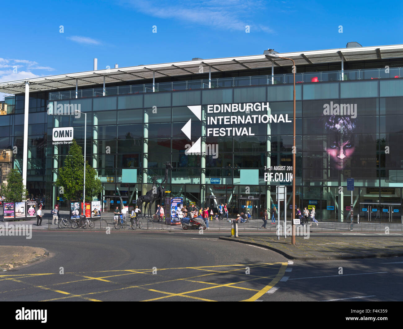 dh Omni Centre LEITH STREET EDINBURGH Modern Edinburgh buildings Vue Cinemas cinema uk building Stock Photo