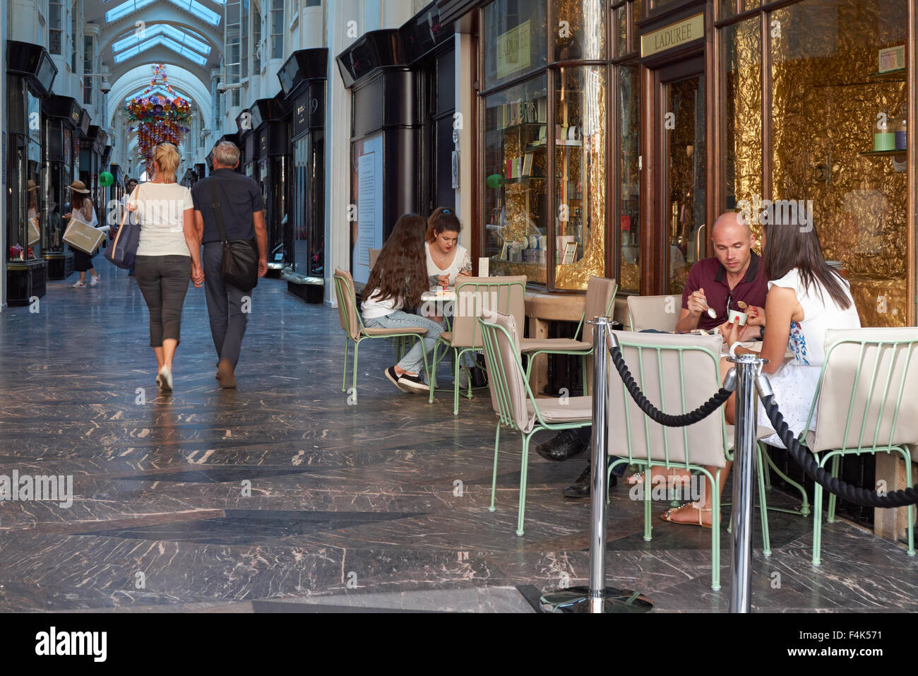 The Burlington Arcade, shopping arcade in London England United Kingdom UK Stock Photo