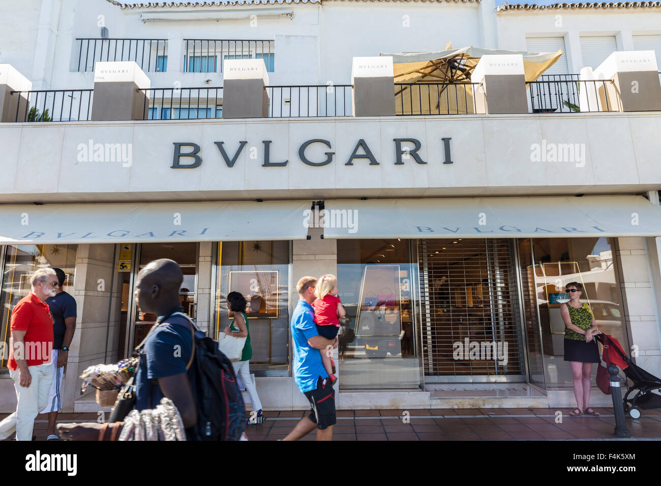 Bulgari shop in Puerto Banus, a marina near Marbella ...