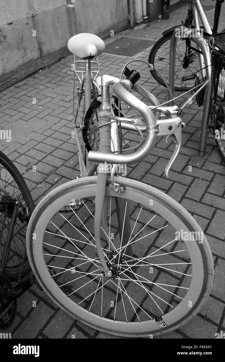 Vintage bike Black and White Stock Photos & Images - Alamy