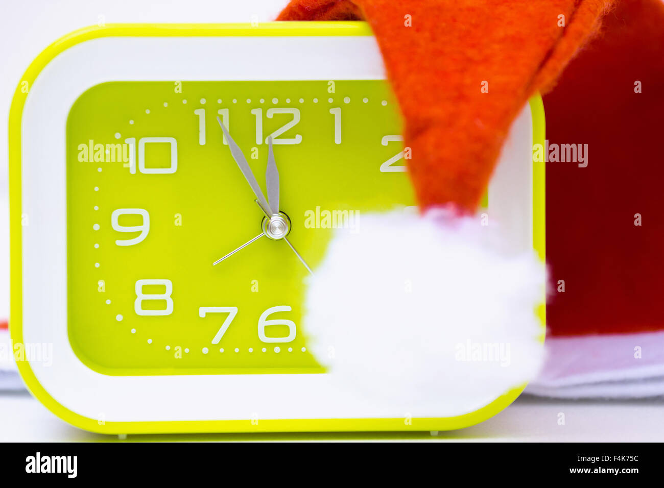 New Year's clock countdown Stock Photo Alamy