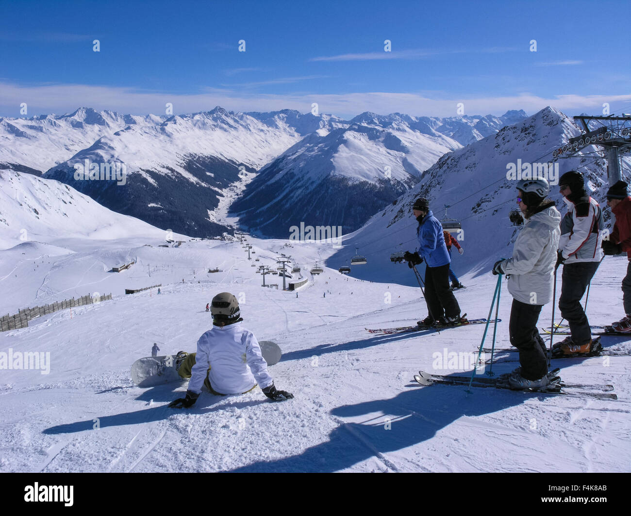 Klosters Ski Resort Stock Photos & Klosters Ski Resort Stock ...
