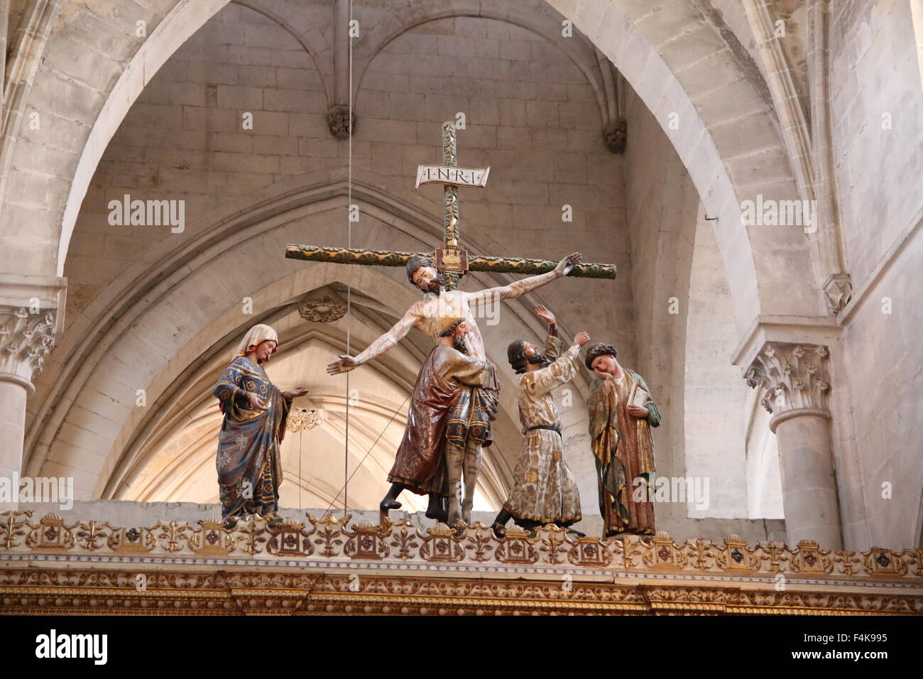 Significado De La Sangre Y Agua Del Costado De Cristo Jesus en la cruz hi-res stock photography and images - Alamy