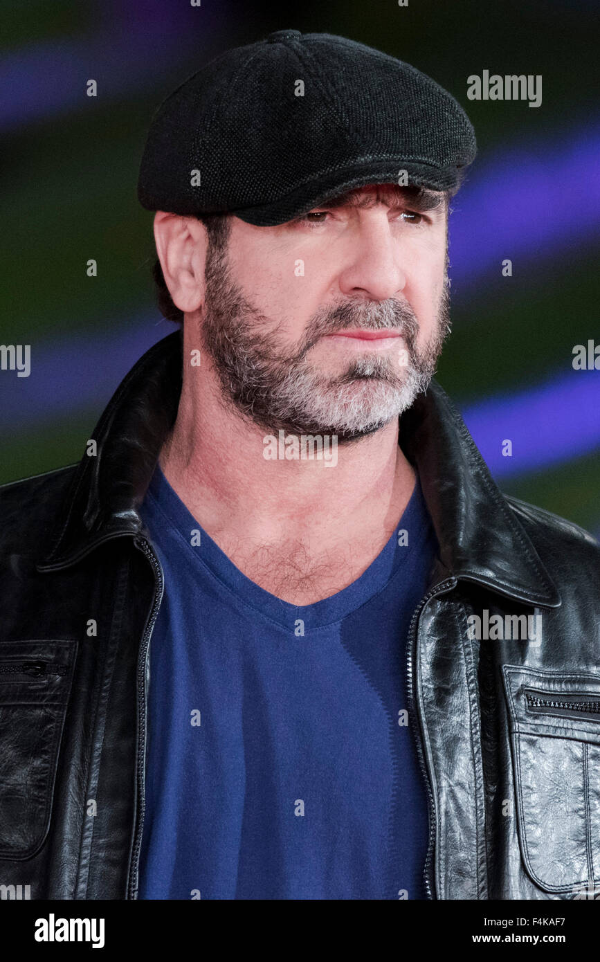 Rome, Italy. 19th Oct, 2015. Eric Cantona attends the premiere of Movie Les Rois du Monde. Credit:  Massimo Valicchia/Alamy Live News Stock Photo
