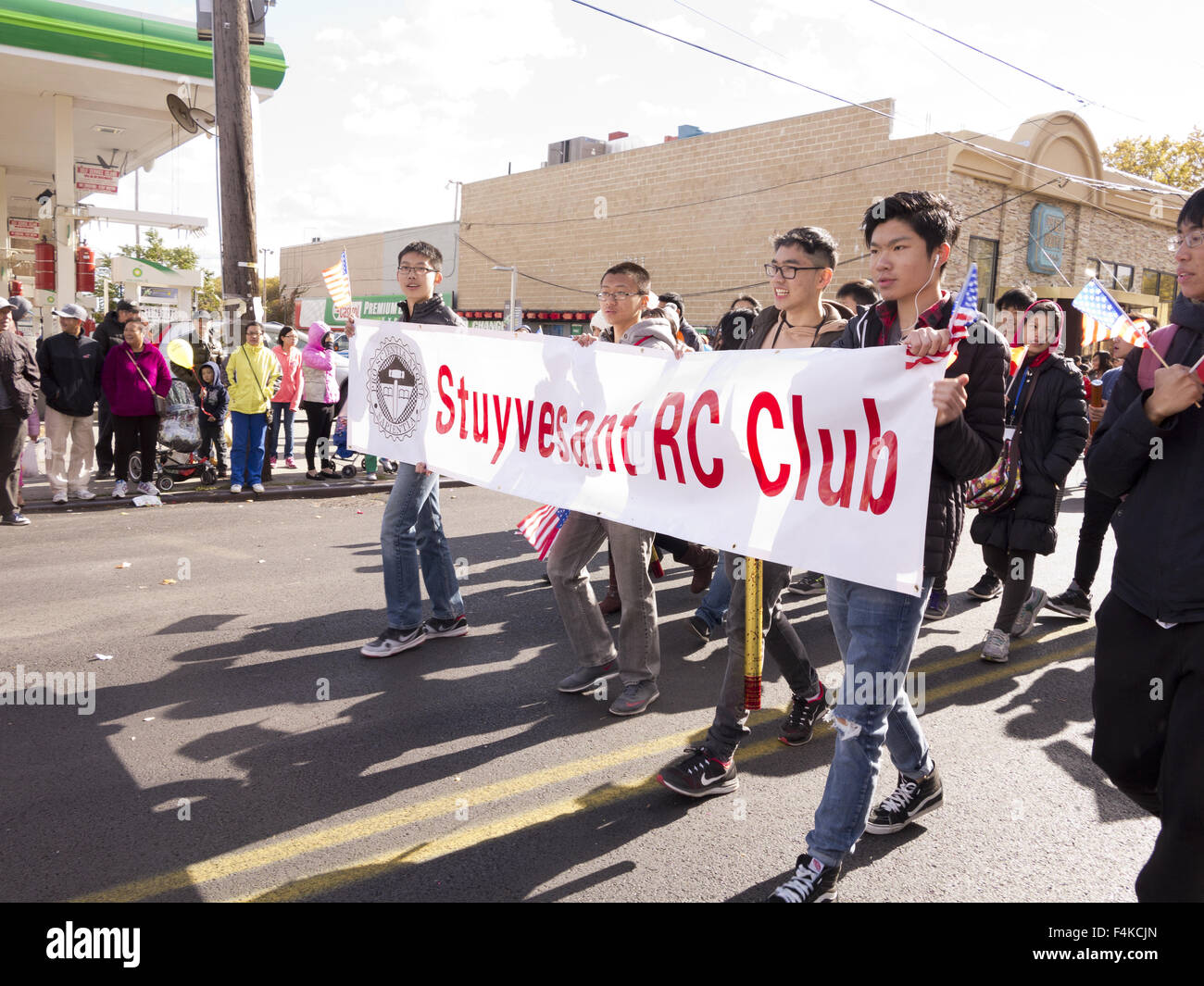 Stuyvesant high school students at China Day Festival and Lantern