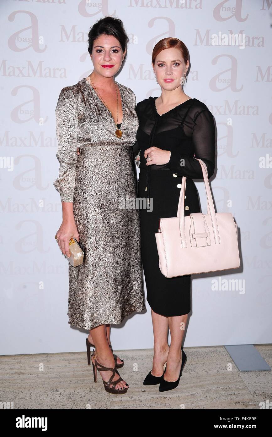New York, NY, USA. 19th Oct, 2015. Maria Giulia Maramotti, Amy Adams at  arrivals for Max Mara Celebrates Amy Adams As The Face Of The Spring/Summer  2016 Accessories Campaign, The Four Seasons