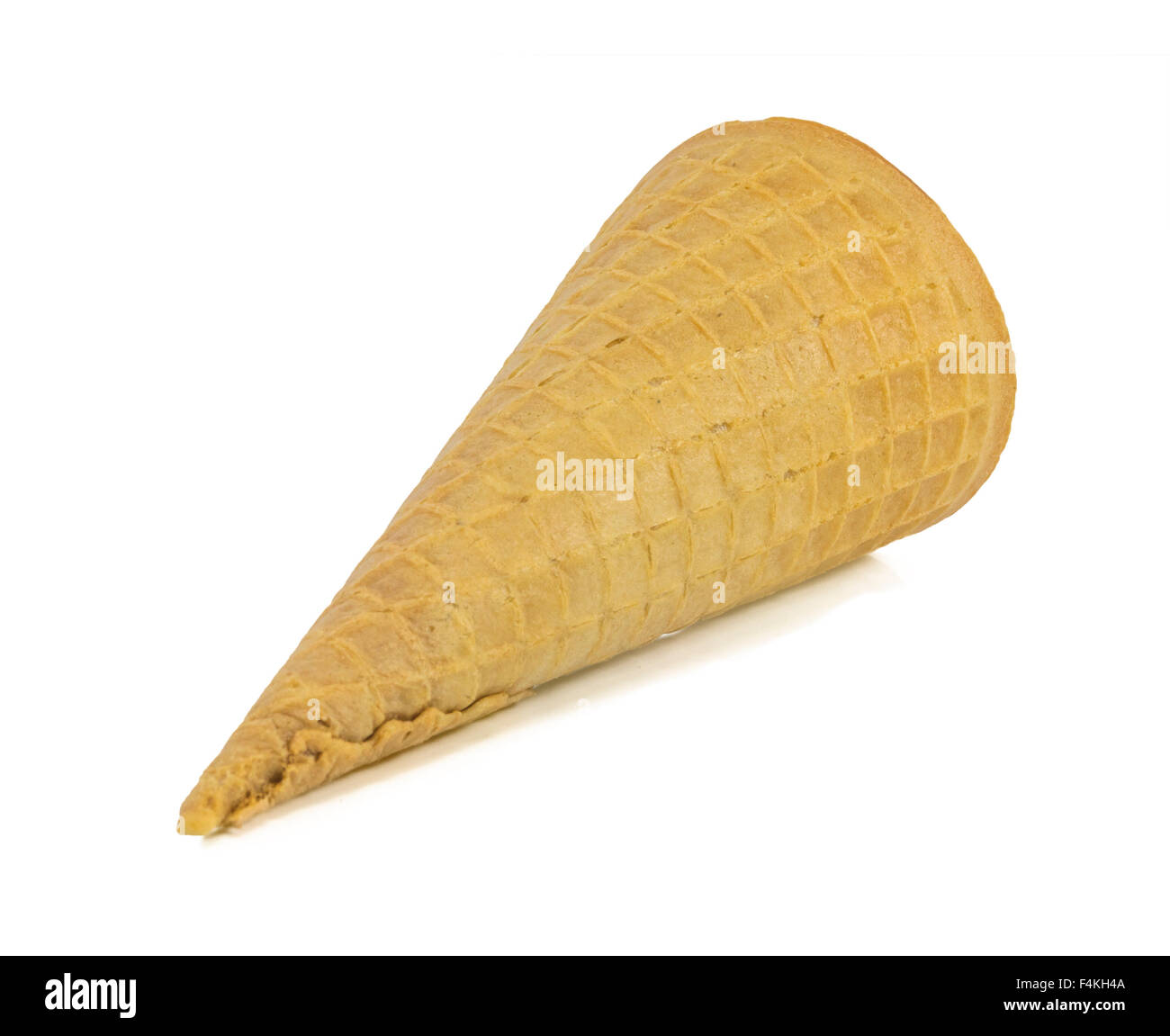 Ice cream cone with isolated white background Stock Photo - Alamy