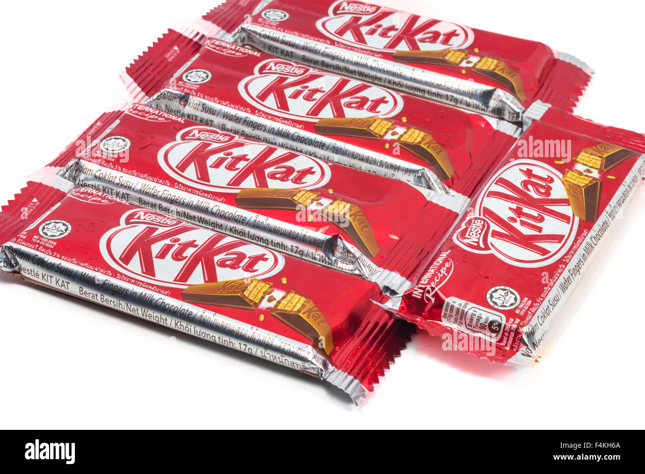 KUALA LUMPUR MALAYSIA, AUGUST 2ND,2015 Kit Kat is a chocolate covered