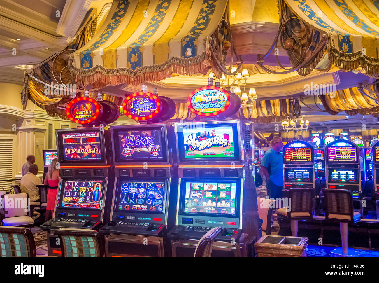 The interior of Bellagio hotel and casino in Las Vegas Stock Photo - Alamy
