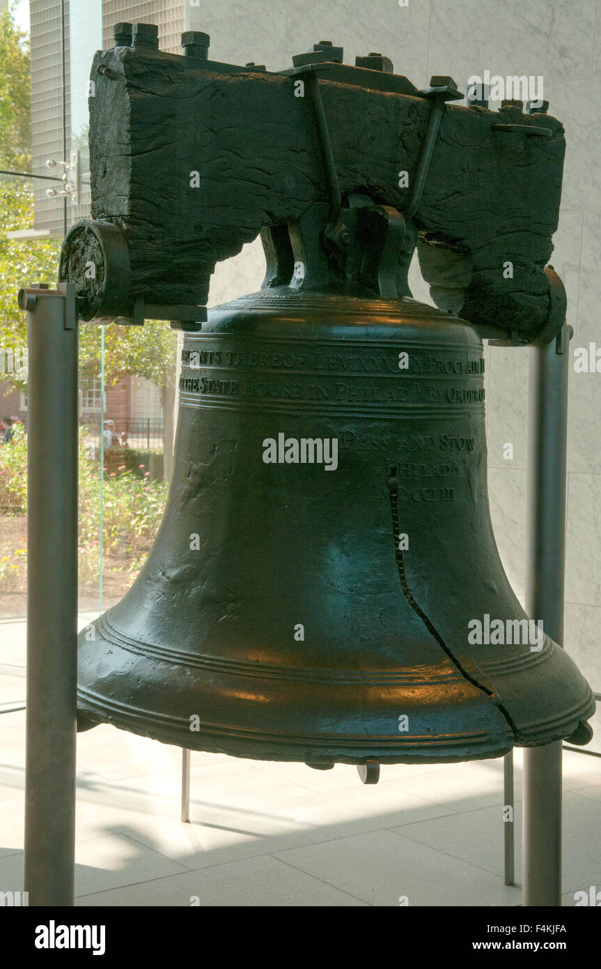 The Liberty Bell, Philadelphia, Pennsylvania, USA Stock Photo