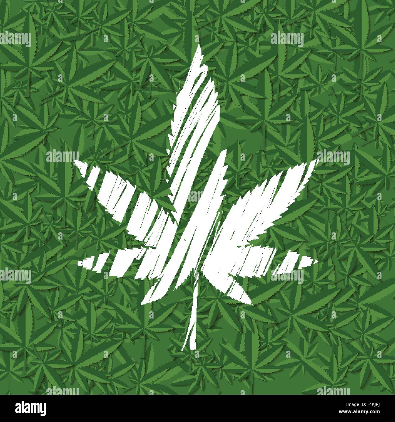 Cannabis leaf pattern vector hi-res stock photography and images - Alamy