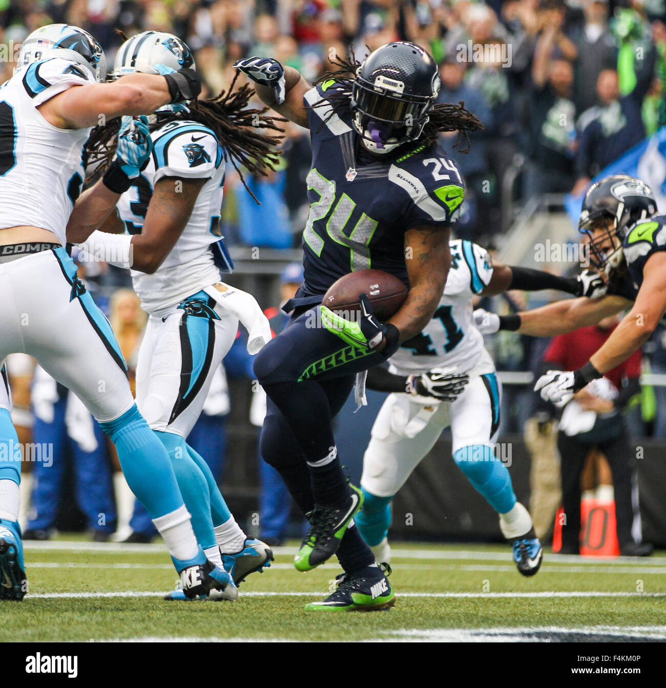 Marshawn lynch hi-res stock photography and images - Alamy