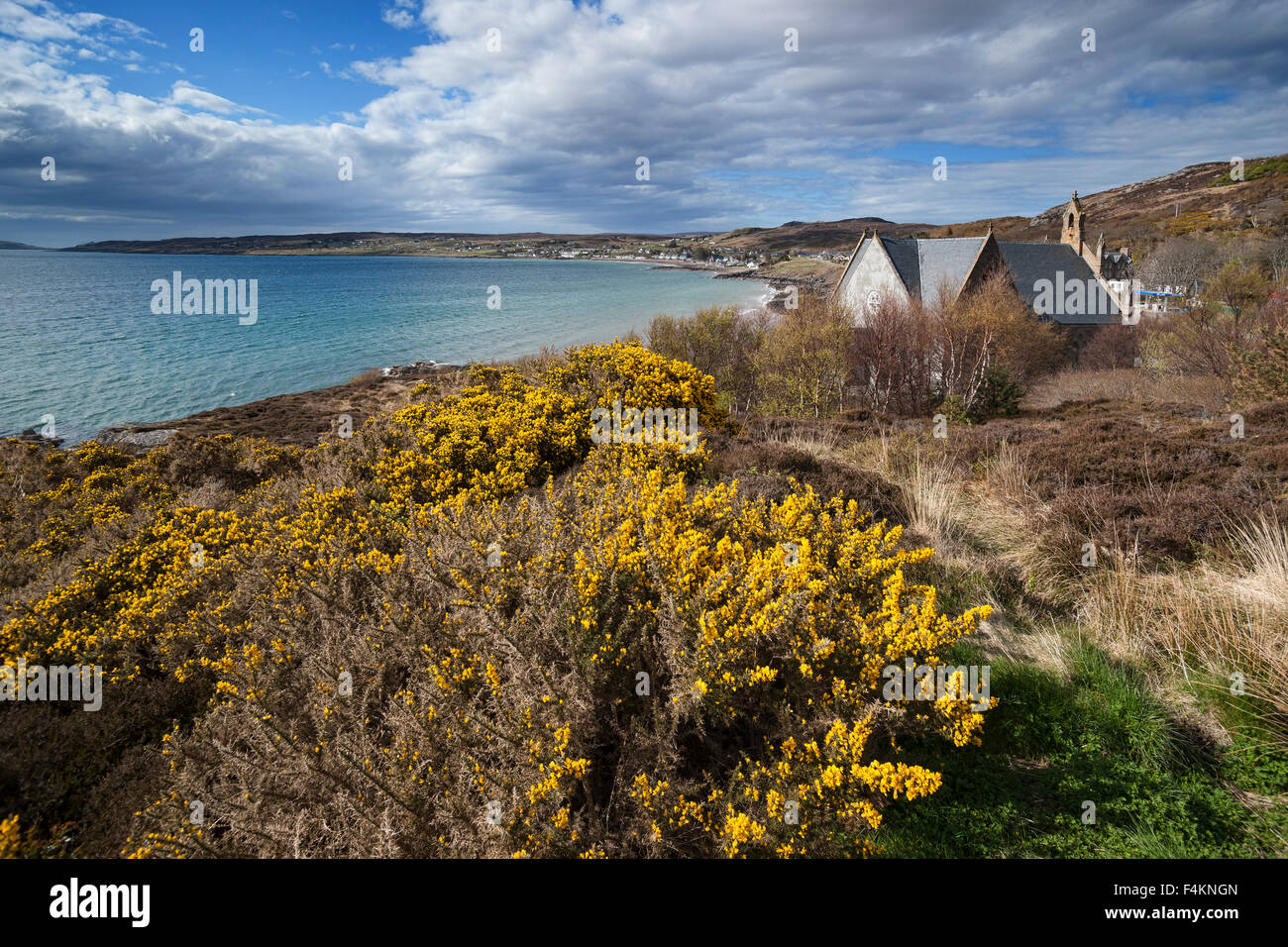 Gairloch  Beach  Highland Scotland. Stock Photo