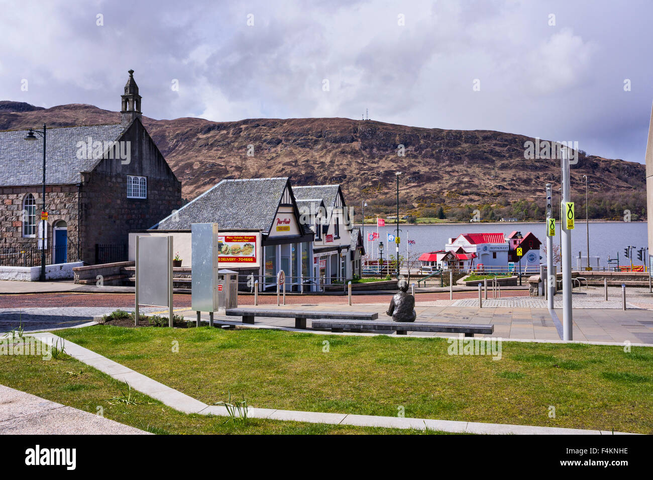 Town Park, Fort William, Lochaber, Highlands, Scotland, UK Stock Photo
