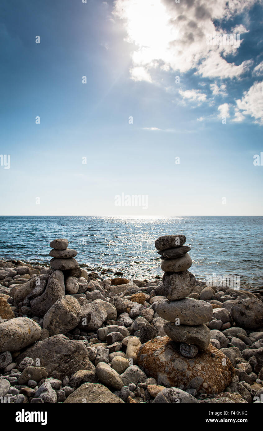 Piles of stones hi-res stock photography and images - Alamy