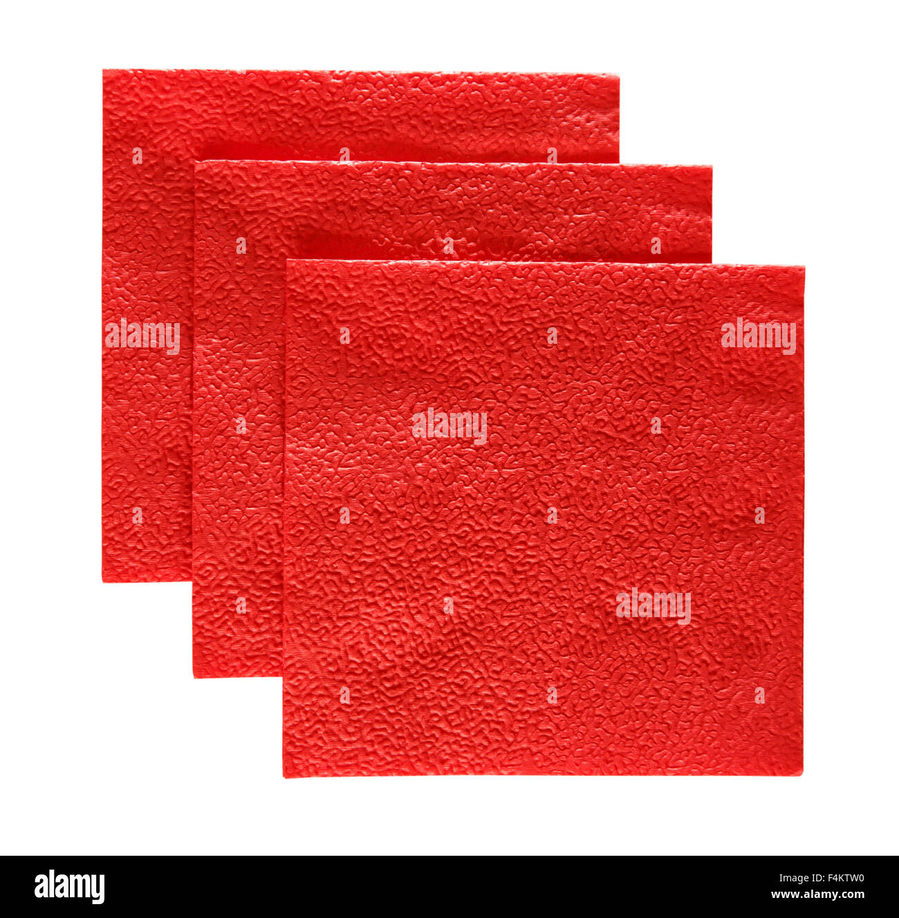 Stack of new disposable paper table napkins Stock Photo Alamy