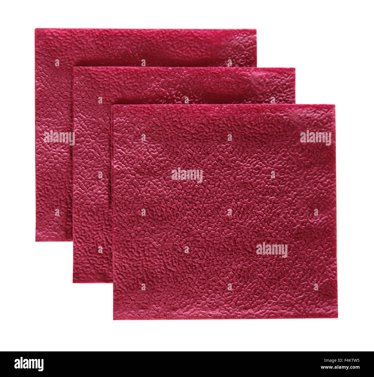 Stack of new disposable paper table napkins Stock Photo Alamy