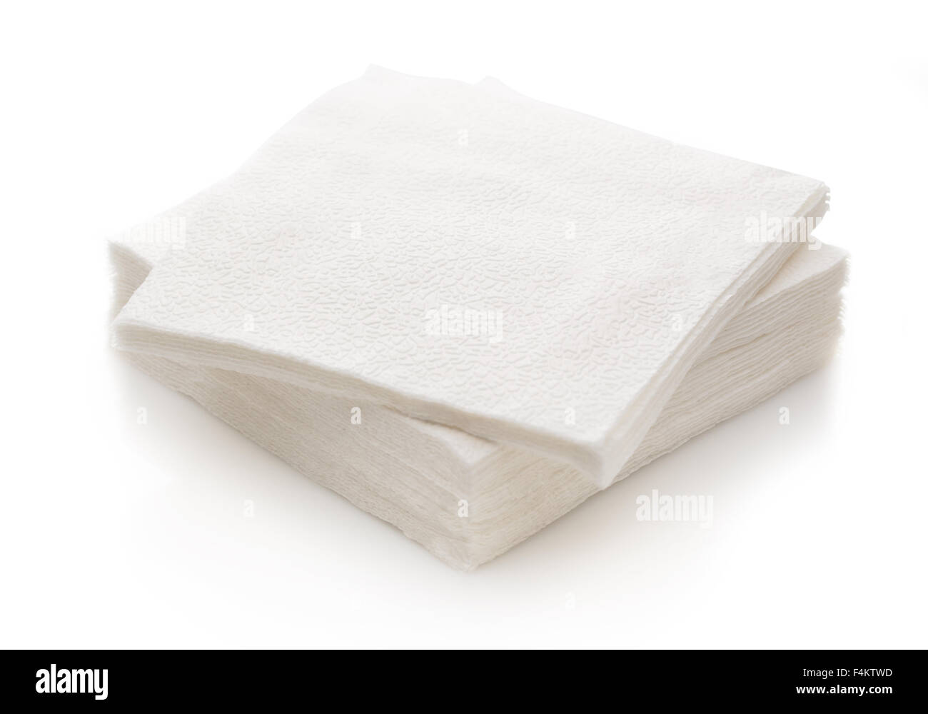 Stack of new disposable paper table napkins Stock Photo Alamy