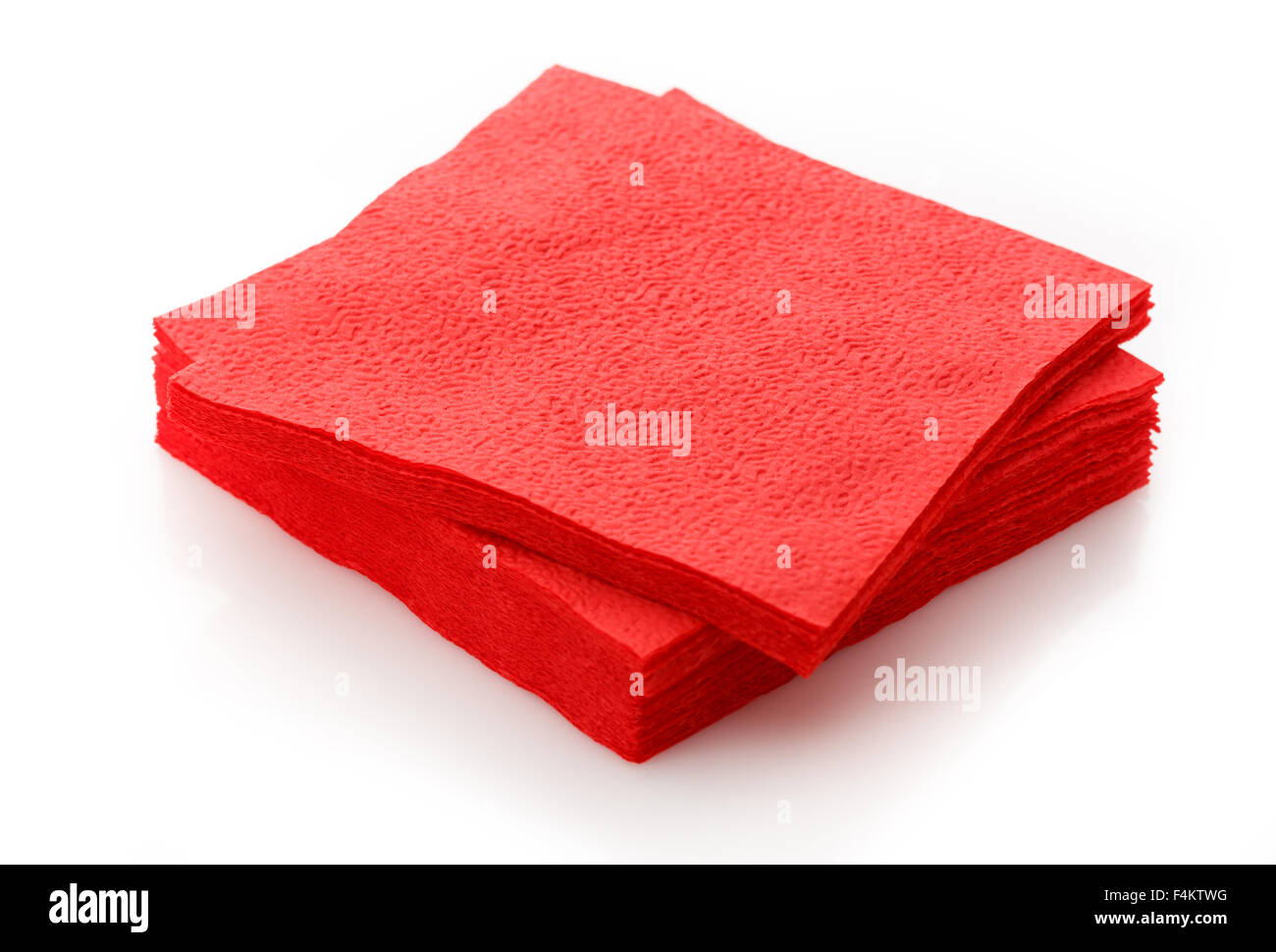 Stack of new disposable paper table napkins Stock Photo Alamy