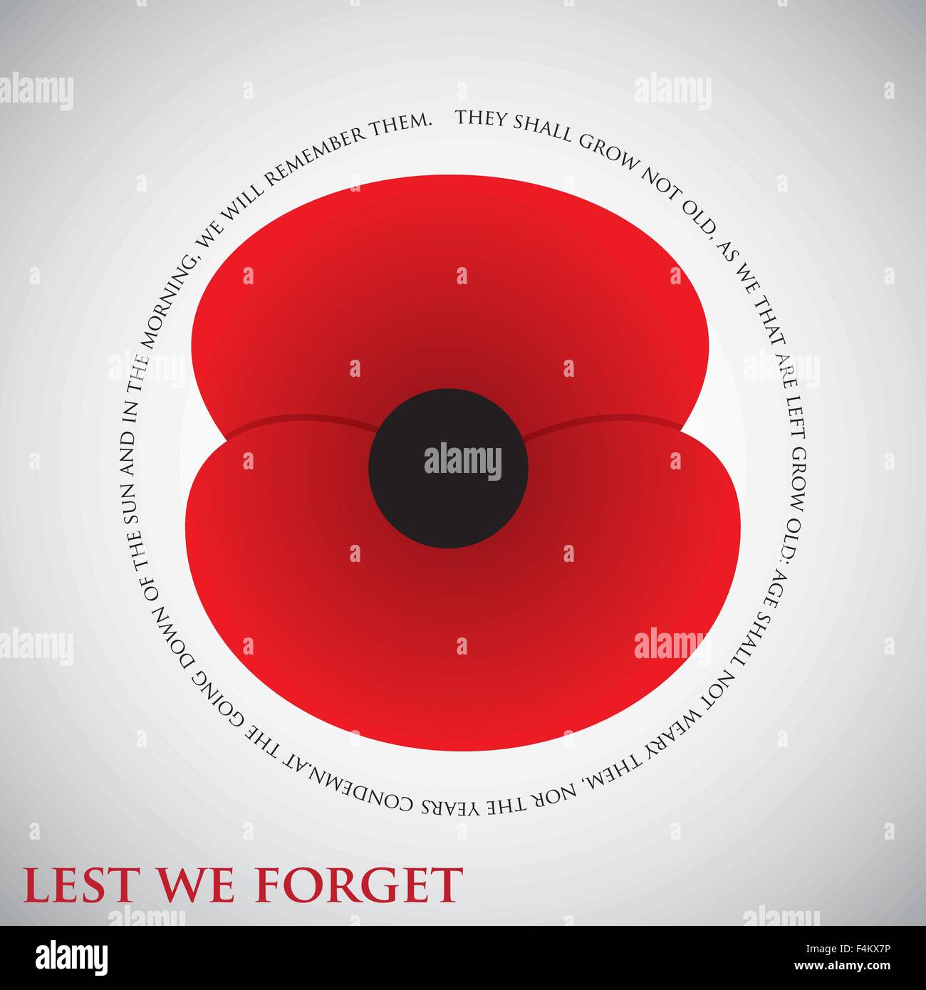 Remembrance Day card in vector format Stock Vector Image & Art - Alamy