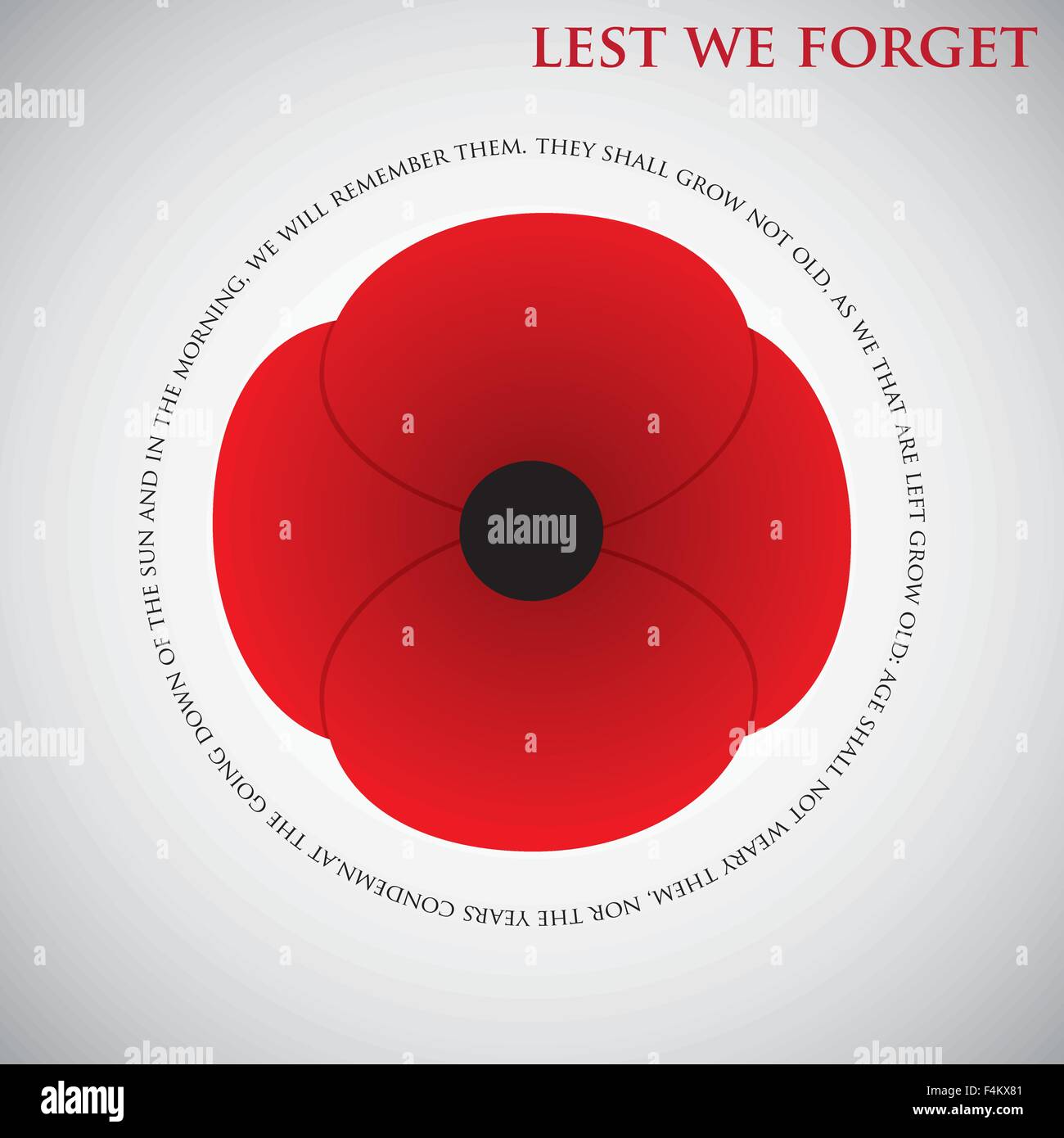 Remembrance Day card in vector format Stock Vector Image & Art - Alamy