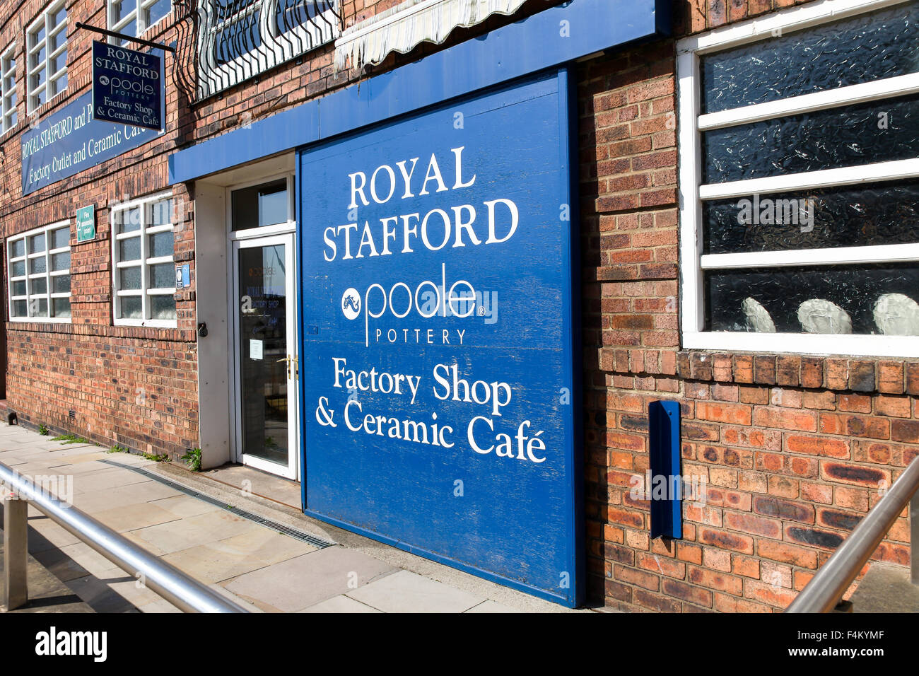 The Royal Stafford pottery factory shop Burslem StokeonTrent