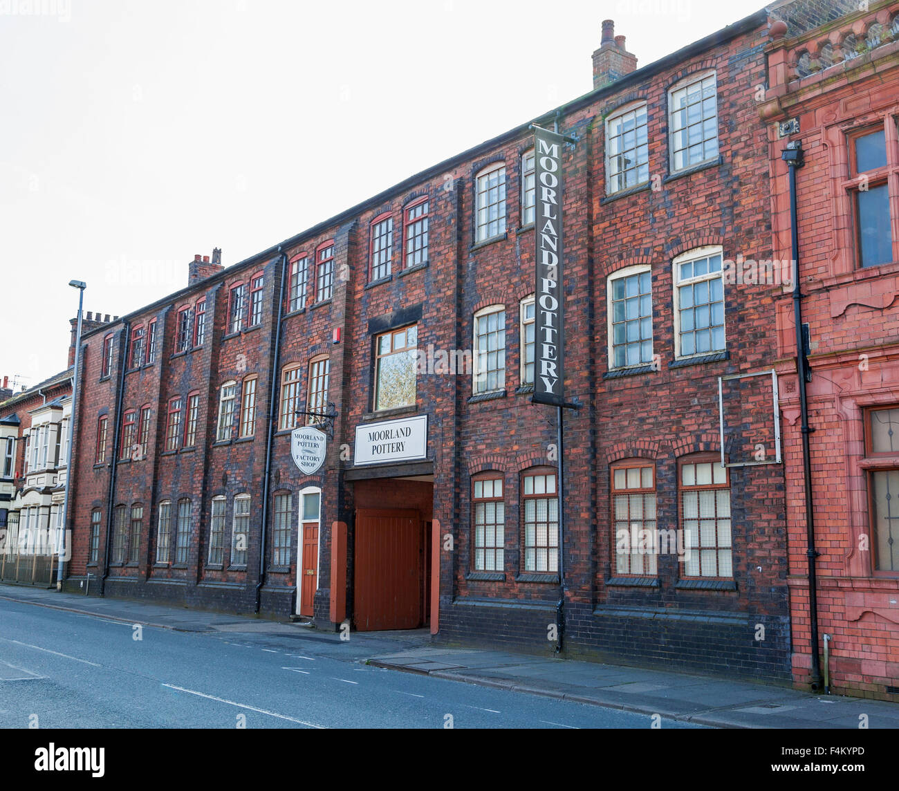 The Moorland Pottery factory Burslem StokeonTrent Staffordshire