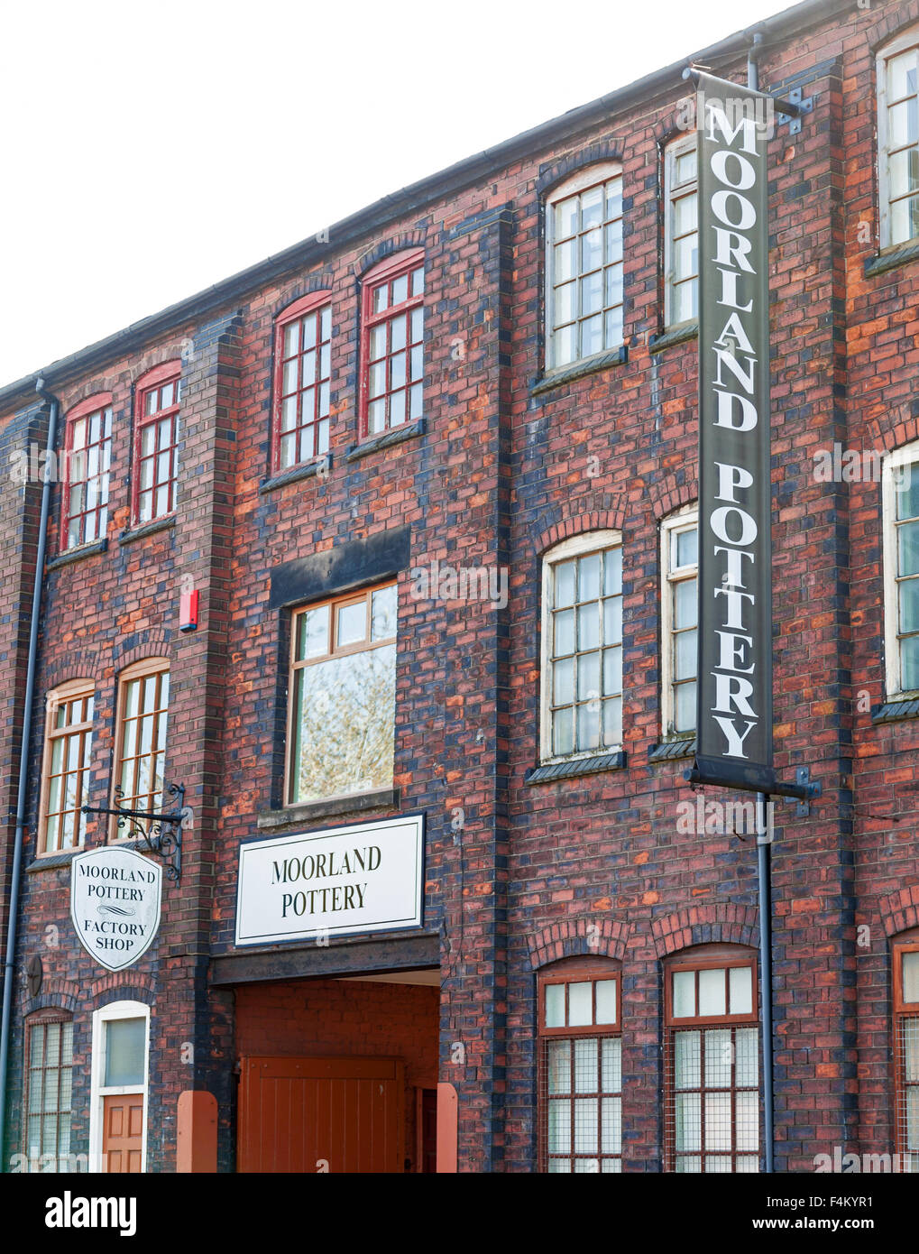 The Moorland Pottery factory Burslem StokeonTrent Staffordshire