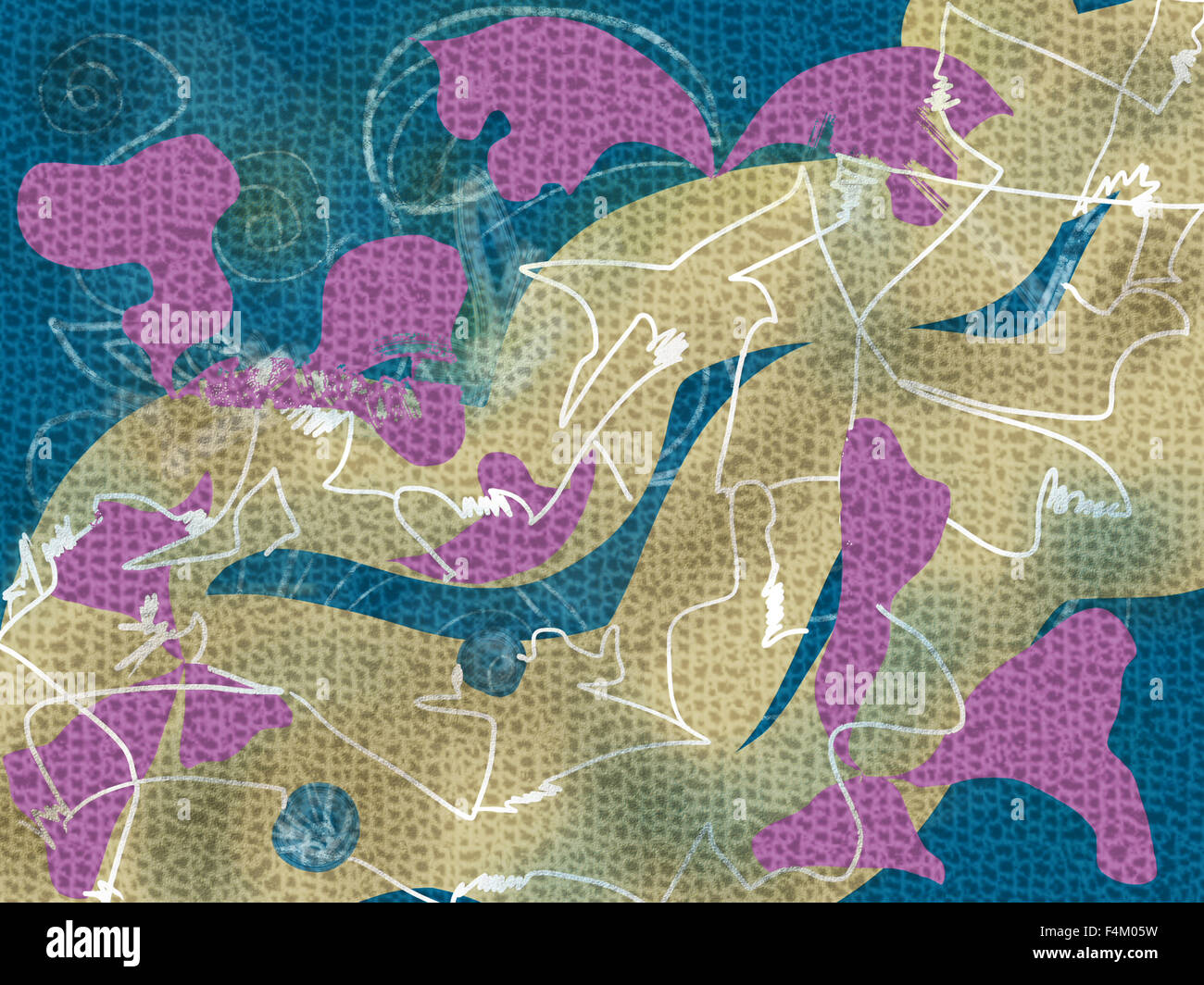 Horizontal illustration background Stock Photo - Alamy
