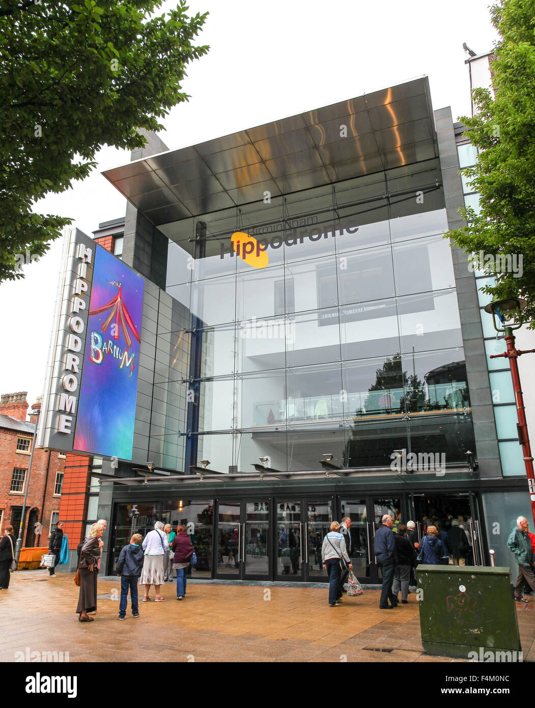 The Birmingham Hippodrome is a theatre situated on Hurst Street Birmingham West Midlands England UK Stock Photo