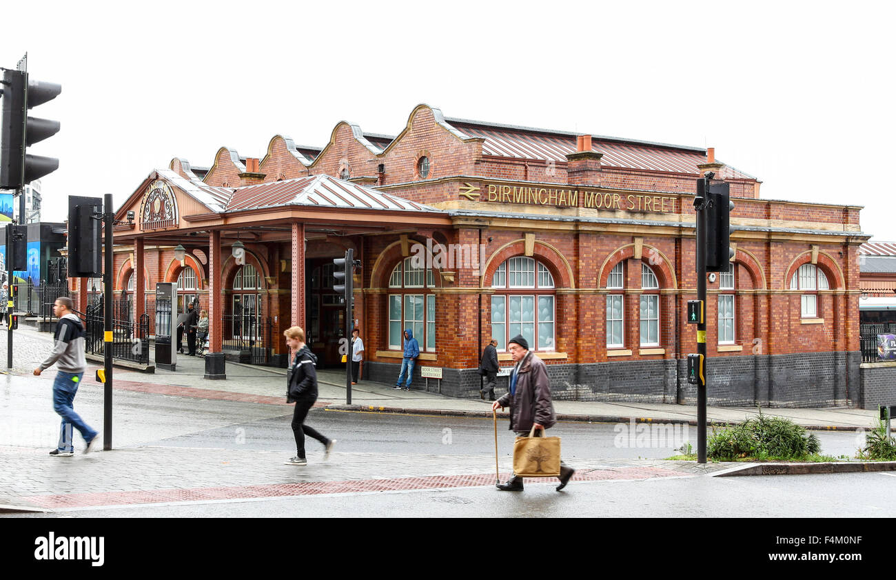 Birmingham Moor Street Rail or train station West Midlands England UK Stock Photo