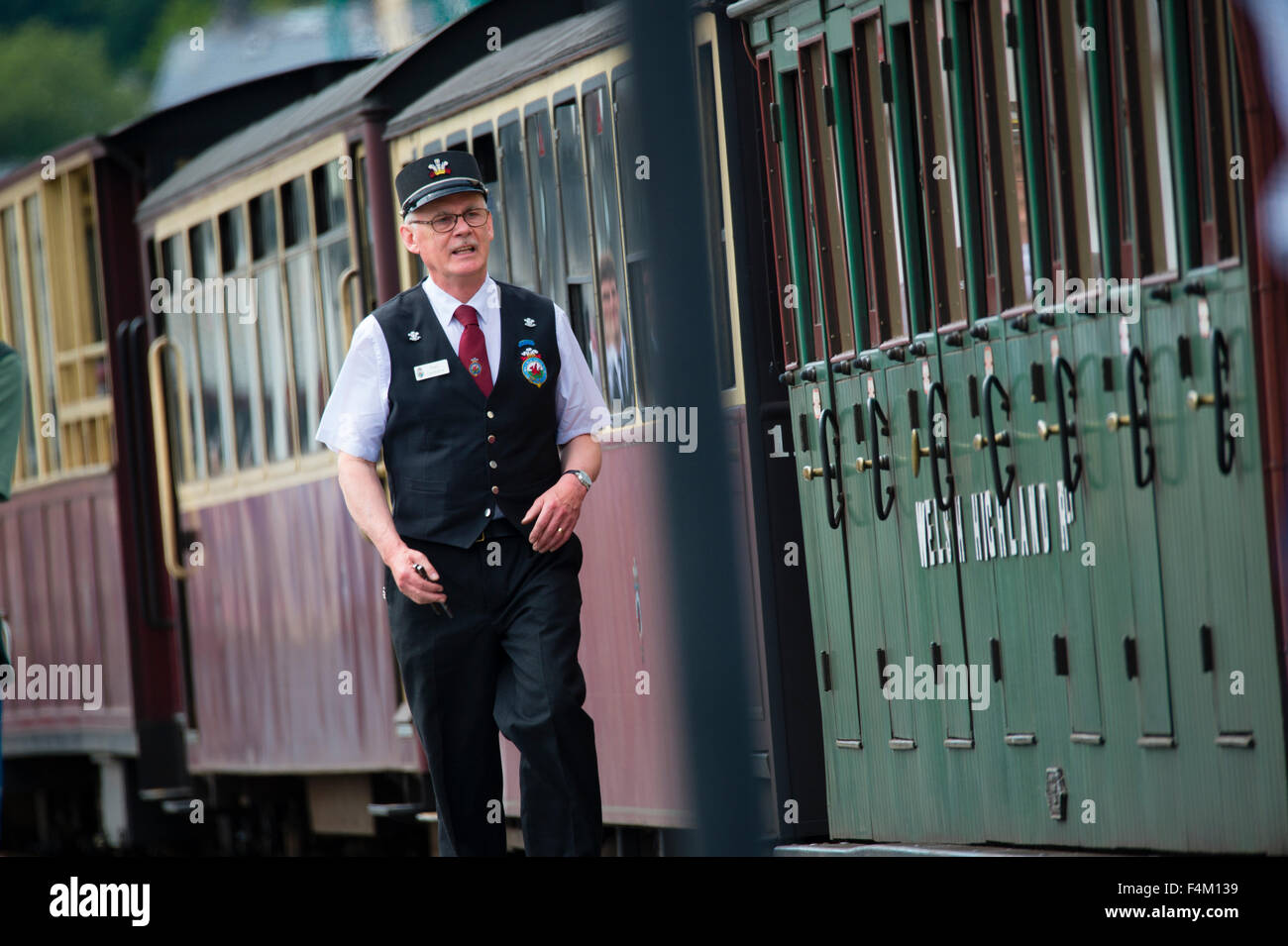 The Great Little trains of Wales A guard on the Welsh Highland narrow