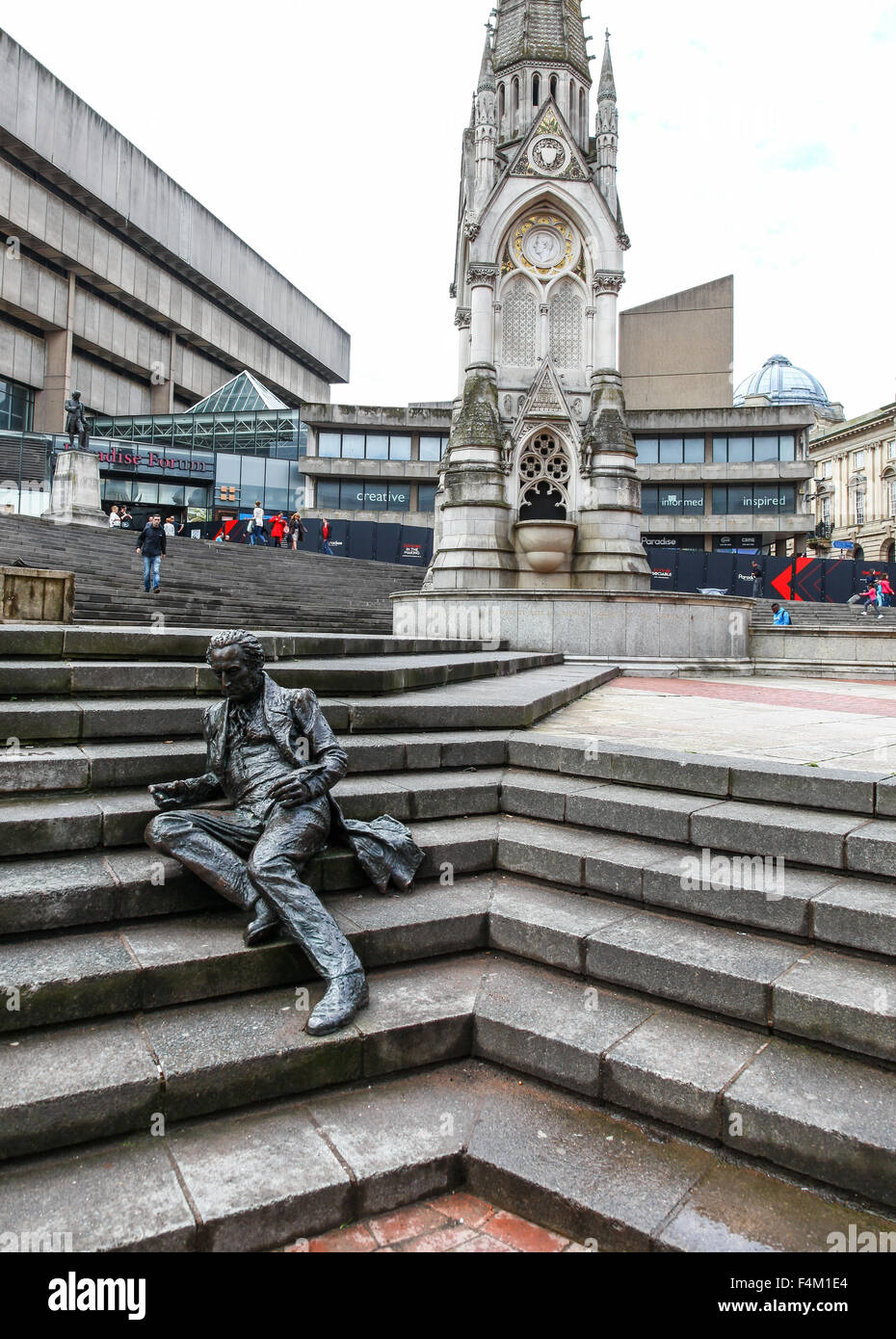 Chamberlain Memorial, Birmingham High Resolution Stock Photography and