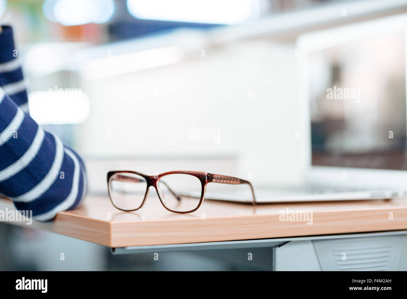 Glasses are lying on the table Stock Photo - Alamy