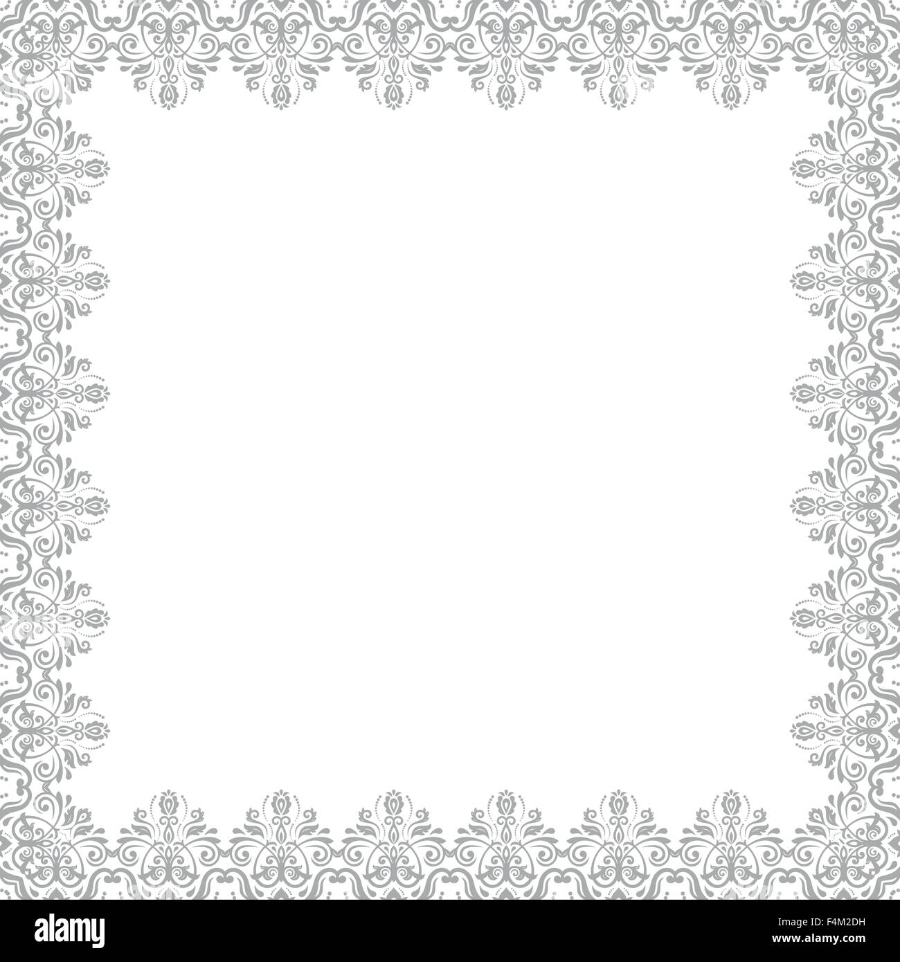 Floral Vector Fine Frame Stock Vector Image & Art - Alamy
