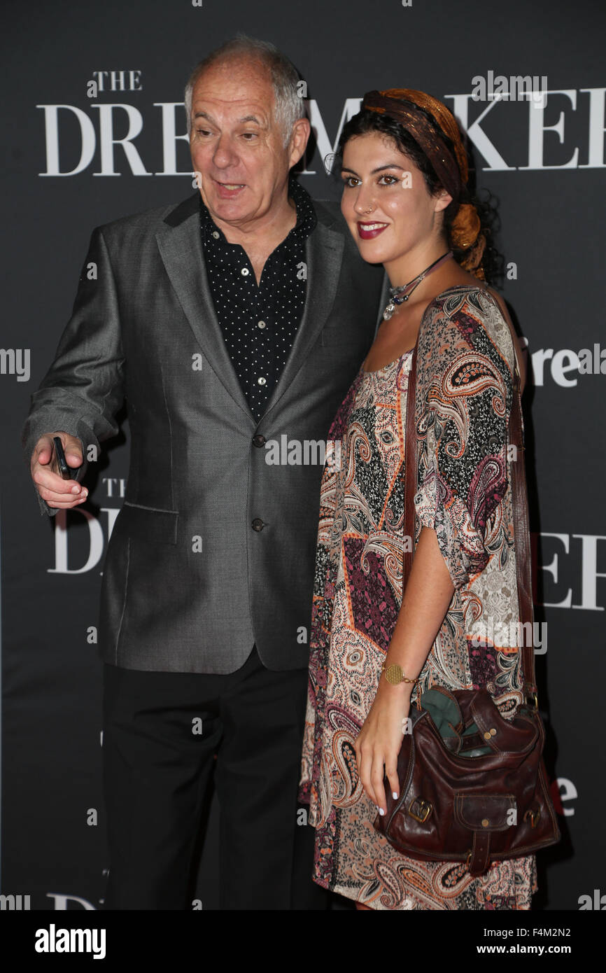 Sydney, Australia. 20 October 2015. Pictured: Shane Bourne and daughter  Ruby Bourne. Cast members and celebrities walked the red carpet to  celebrate the release of the new comedy-drama THE DRESSMAKER at Event