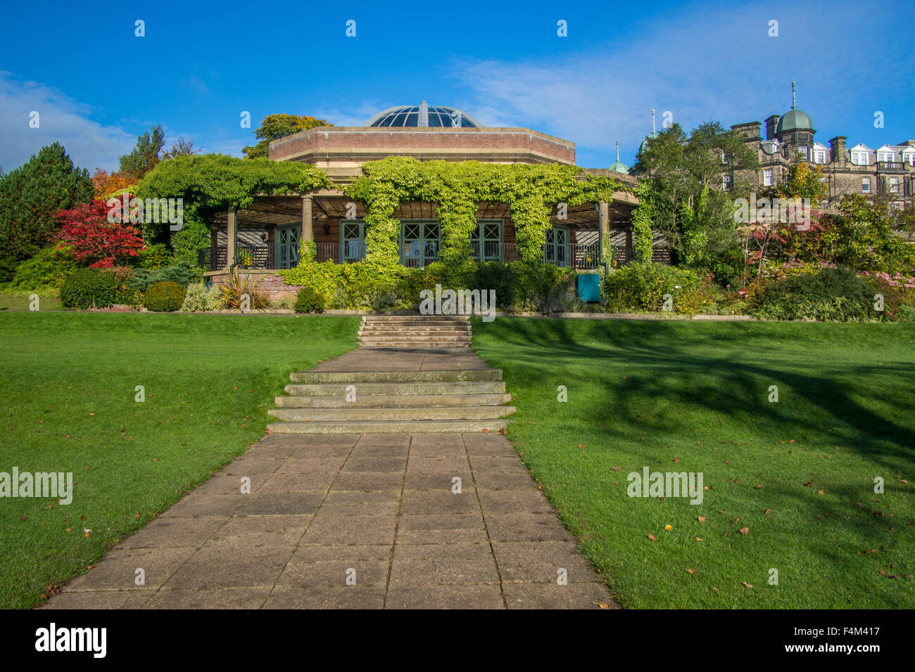 Valley Gardens, Harrogate, a Spa Town, North Yorkshire, England Stock
