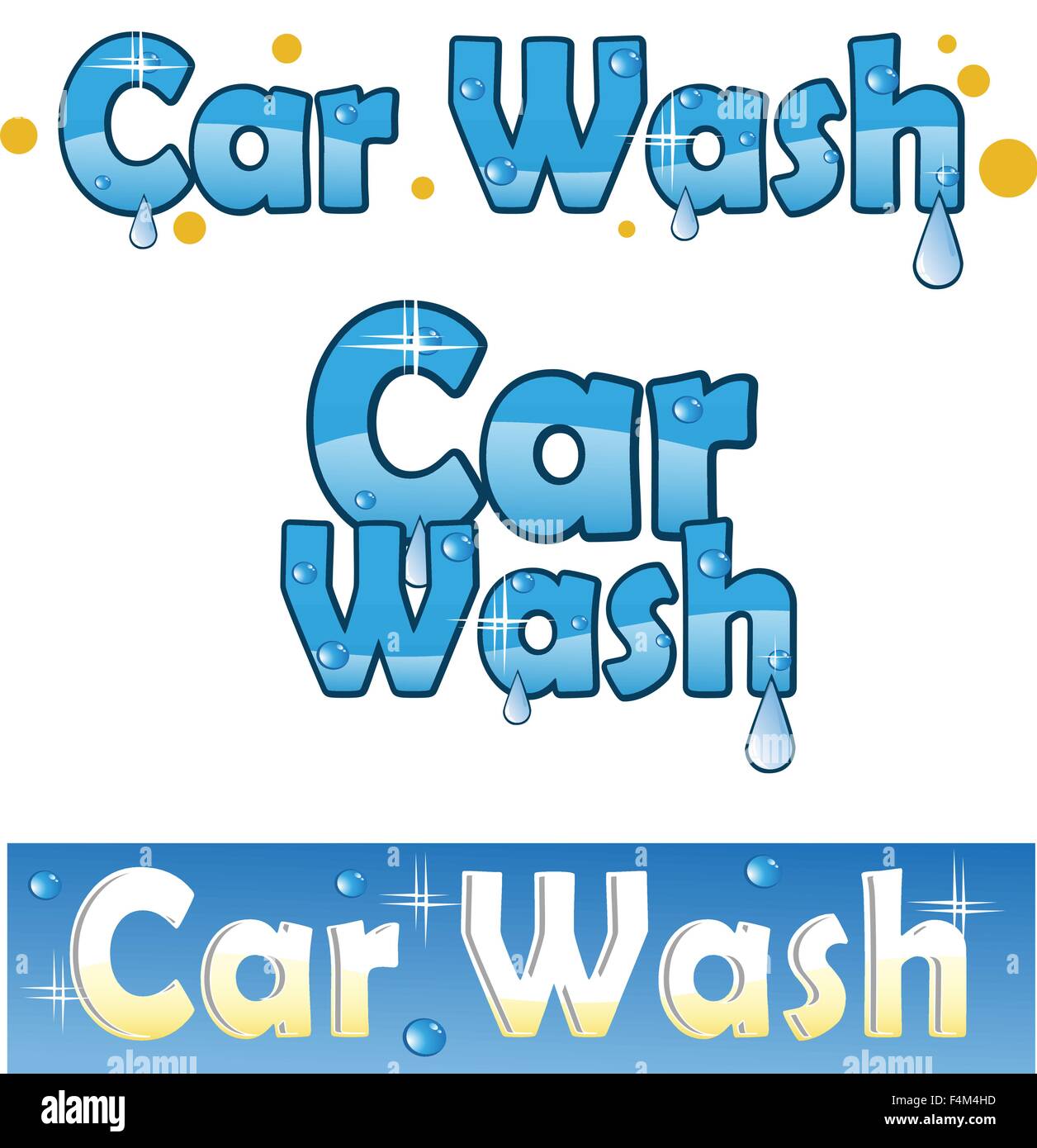 Car wash logos hires stock photography and images Alamy