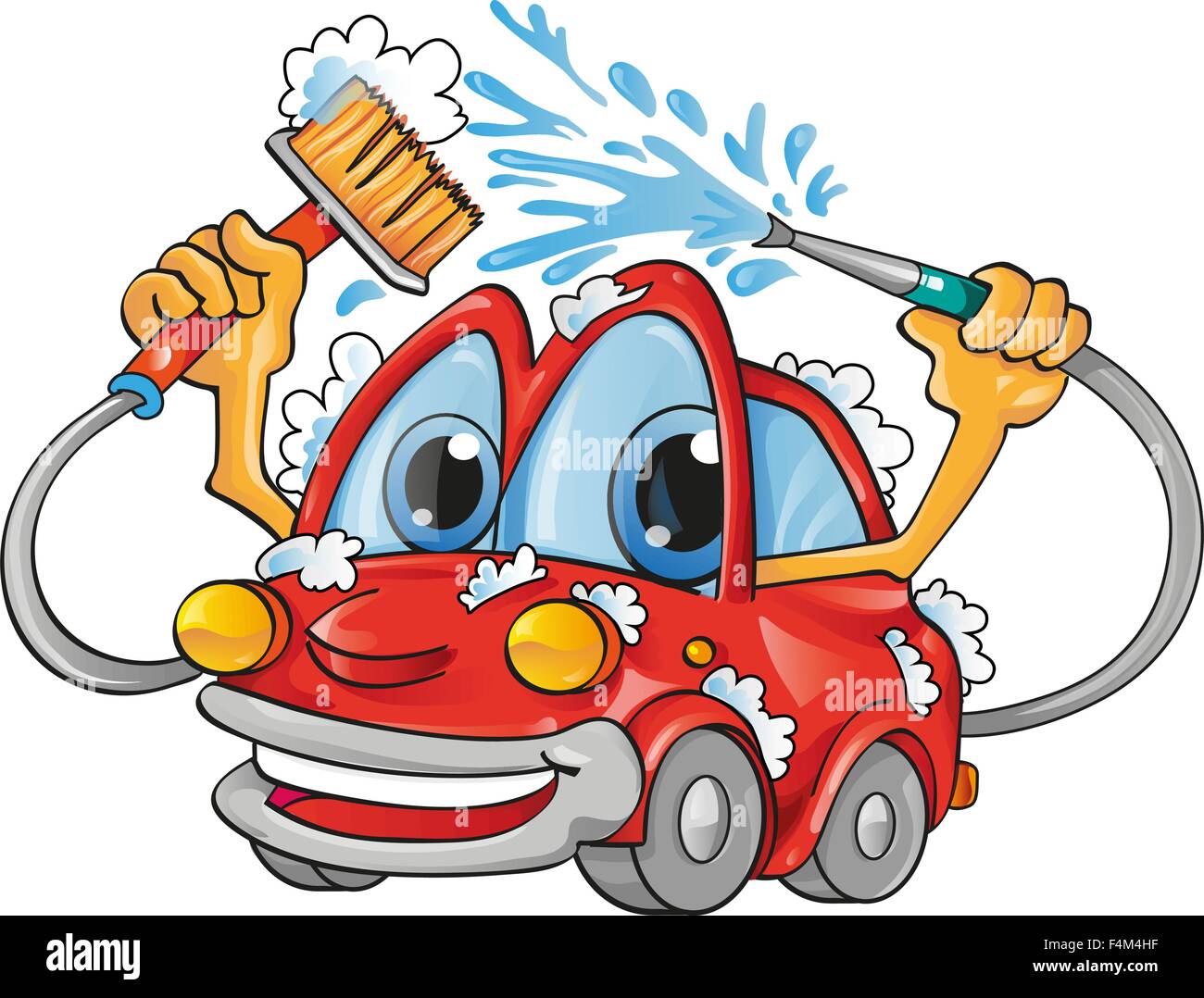 car wash cartoon Stock Vector Image & Art - Alamy