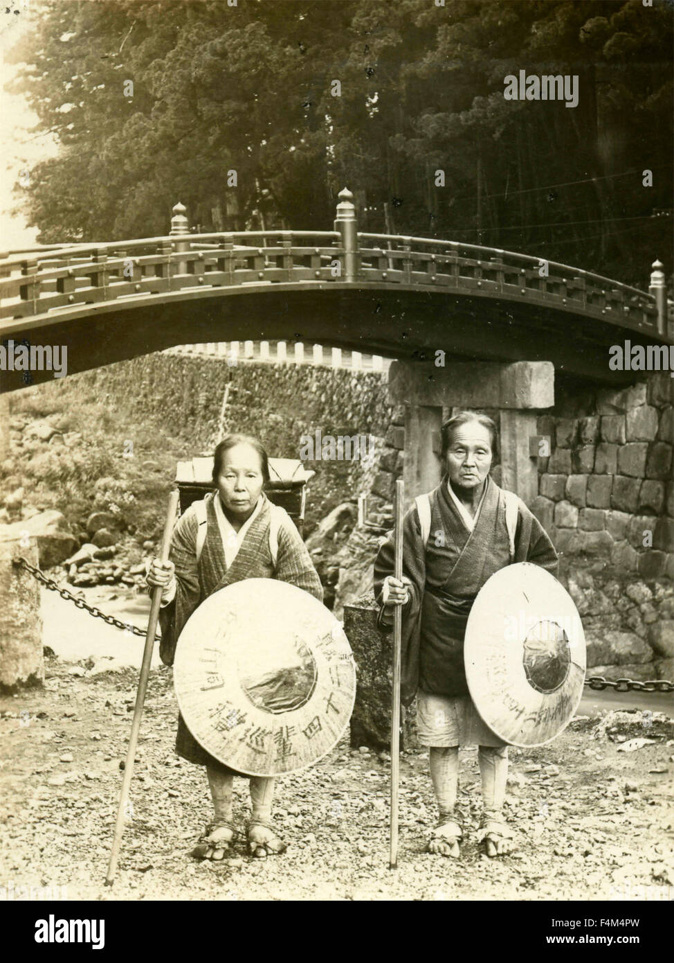 Pilgrims, Hikki, Japan Stock Photo