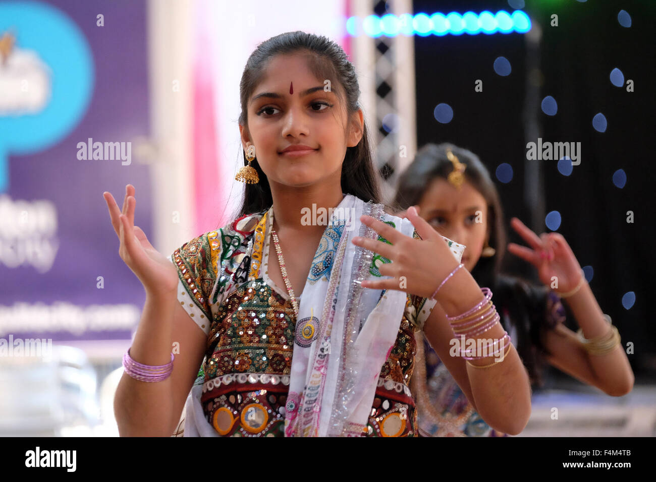 Traditional Indian dance and costumes Stock Photo