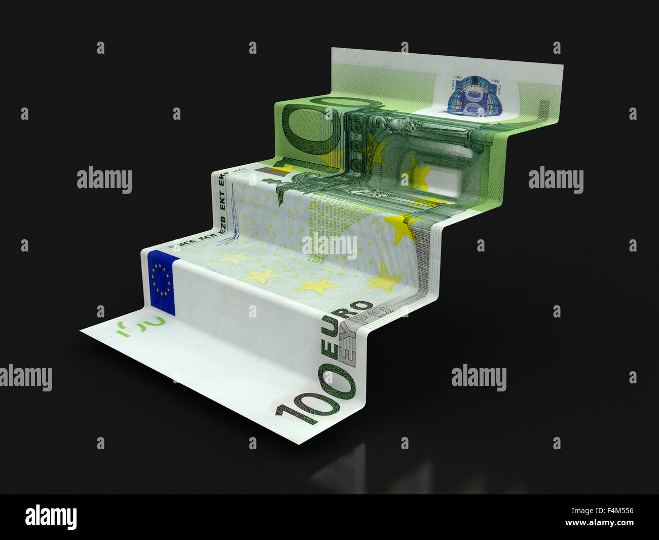 Euro Stairs. Image with clipping path Stock Photo - Alamy