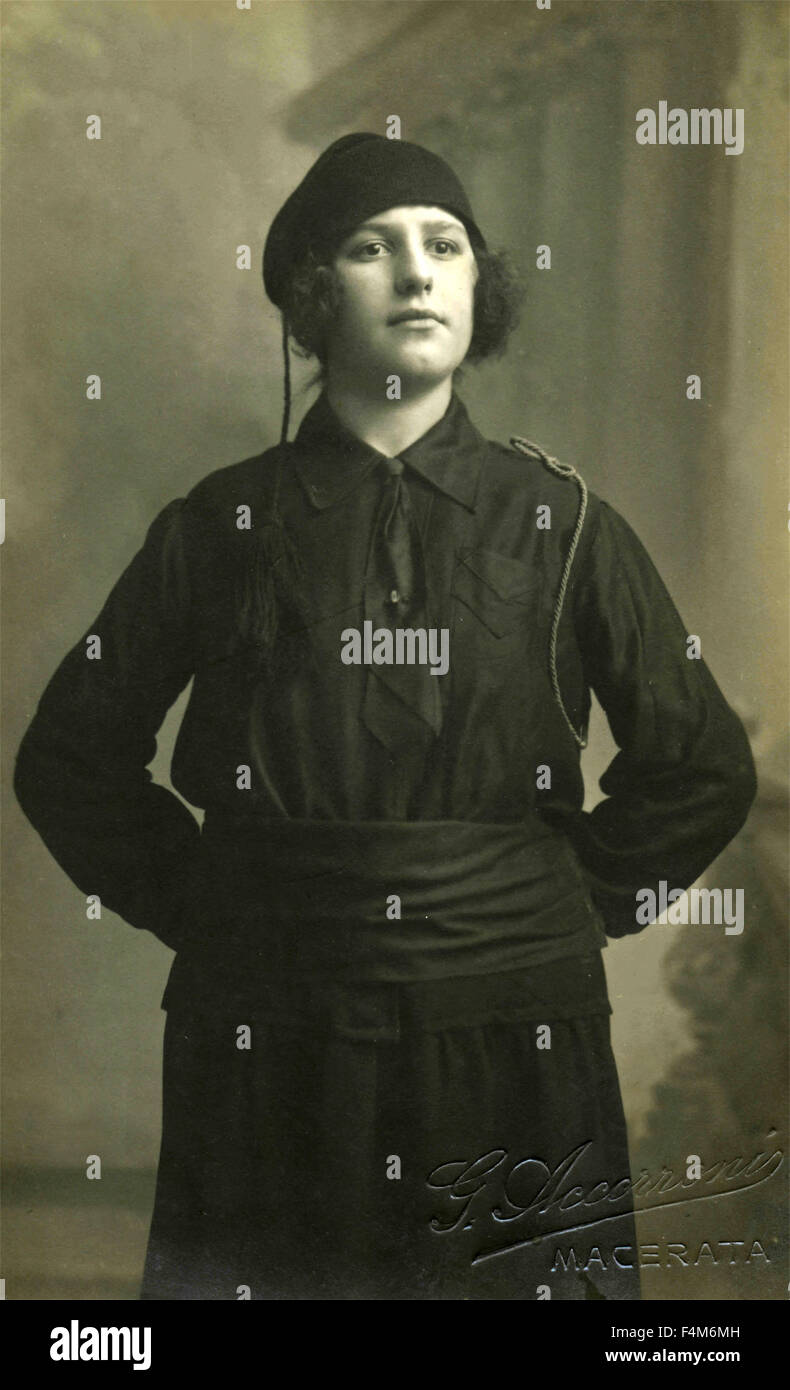 Women fascist, Italy Stock Photo