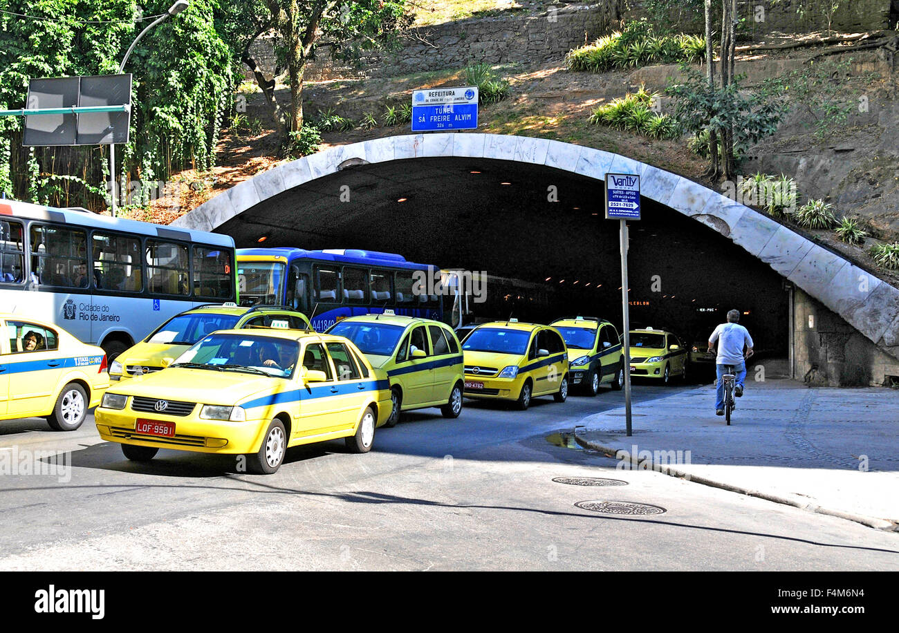 Sa Freire Alvim tunel Copacabana Rio de Janeiro Brazil Stock Photo