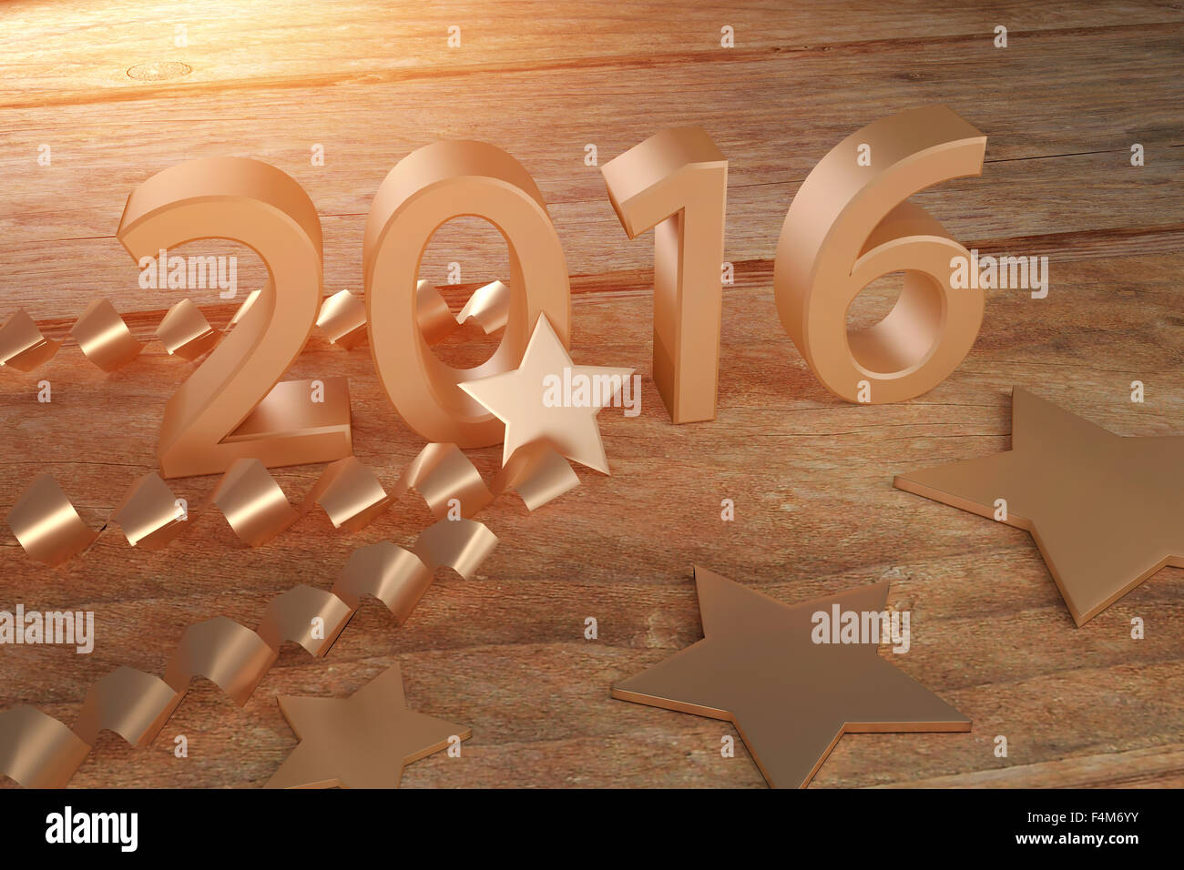 New Year Concept 2016 Stock Photo