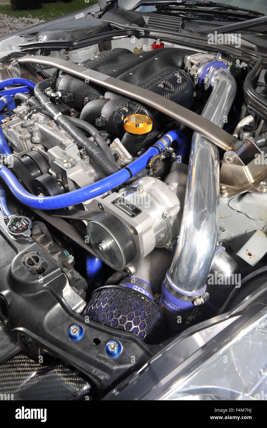 Sports car engine hi-res stock photography and images - Alamy