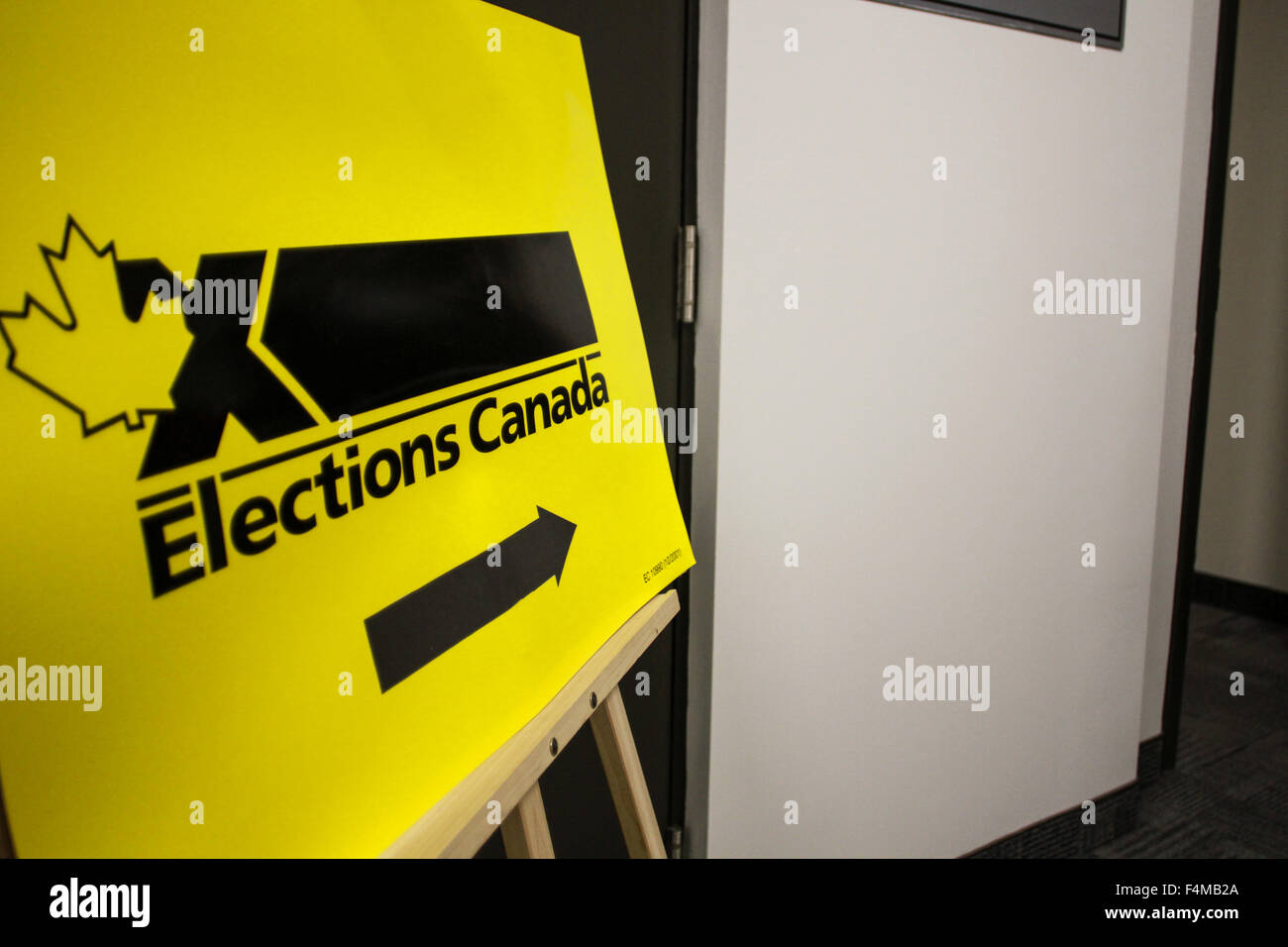An Elections Canada sign Stock Photo
