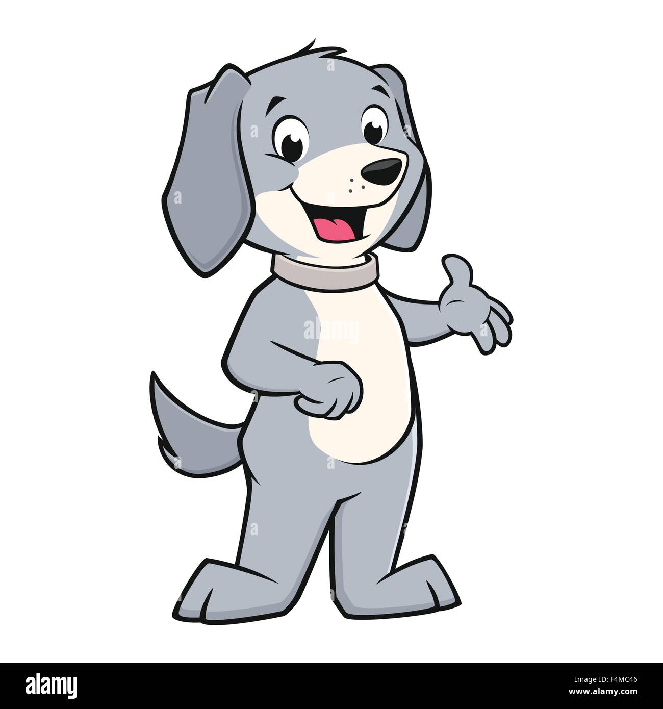 Vector illustration of a funny smiling dog Stock Vector Image & Art - Alamy