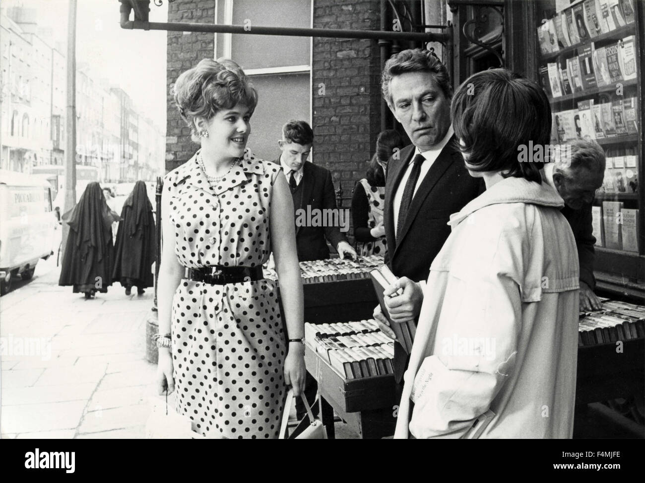 British actors Lynn Redgrave, Peter Finch and Rita Tushingham Stock Photo